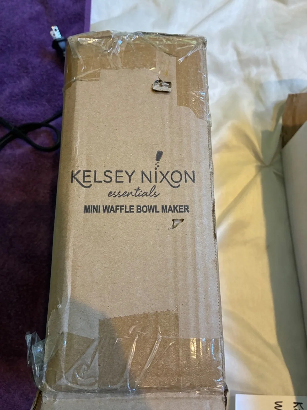 New in box Kelsey Nixon Waffle Bowl Maker